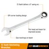 GEARWRENCH 12 Pt. Ratcheting Combination Wrench, 21mm - 9121