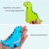 LICRAFT Dinosaur Wooden Stacking Toys for 3 4 5 6 7 8 Year Old Boys Girls Balance Competition Game for Family Birthday Dinosaur Stacking Building Toy for Toddlers