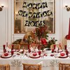 YQUQWN Happy New Year Banner 2025, No DIY 10 Feet Disco New Years Decorations, Happy New Year Sign 2025, NYE Party Supplies New Years Props, New Years Eve Party Supplies, Happy Holidays Banner