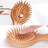 Sofmild Mini Travel Bamboo Hair Brush for Women/Men/Kids - Anti-Static Small Detangling Brush Glide Through Tangles with Ease