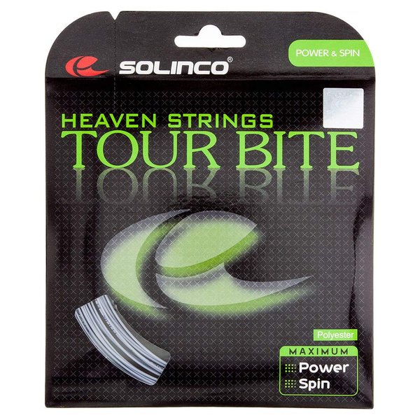 Solinco Tour Bite (15L-1.35mm) Tennis String (Silver)