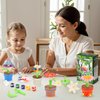 Pairez Toys Flowers Building Blocks Toys, Painting Kit Flower Toys for Kids, Arts and Crafts Kits, STEM Educational Gardening Pretend Toy for Girls & Boys Age 6 7 8 9 10