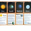 Set of Solar System Flash Cards for Toddlers(15Count)|Kids Learning Flashcard & Montessori Pocket Cards|Perfect for Pre-K Decor Background Wall Stickers,Teacher/Autism Therapists Tools