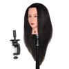 HairZtar Human Hair 22 - 24 " Mannequin Head Hairdresser Training Head Manikin Cosmetology Head (AMBER+C)