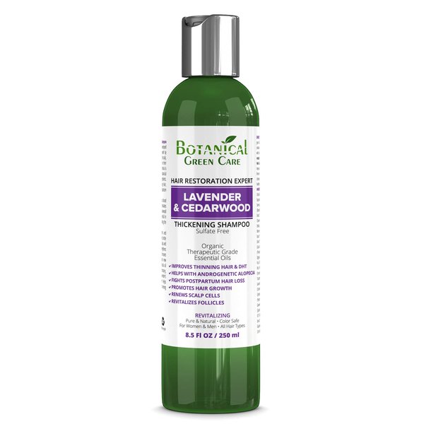 Lavender & Cedarwood Thickening Shampoo for Thinning Hair, Hair Loss Shampoo, Thickening Products for Women & Men, Hair Growth Shampoo