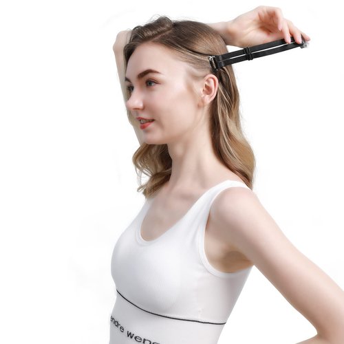 Facelift Bands with Clips, Reusable Hairpin Facial Lifting Bands Adjustable Elastic Stretching Strap For Hair Eyes Wrinkle Removal Bandage (4pcs Double Bands)