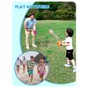 Toss and Catch Ball Game, Football & Baseball Camping/Yard/Outdoor Sports Toy for Toddler, Outdoor Family Games for Kids and Adults with 4 Soft Sticky Balls and 4 Upgraded Paddles, Ages 3 4 5 6 7 8+