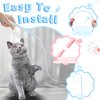 PATTEPOINT 2 Pcs Cat Toy Wand Cat Toys for Bored Indoor Adult Cats Cat Wand Toys for Indoor Cats Silicone Mouse Tail Interactive Cat Toy