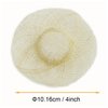 XGNG 6PCS 4 Inches Miniature Doll Hats Mini Imitation Straw Knitting Hats for Dollhouse DIY Craft Decoration Accessories