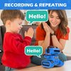 Hasviey Robot Toys for Boys, Rechargeable Remote-Controlled Robot for Kids 6-8, RC Robots with Auto-Demo, Record, Repeat, Dance Moves, Music, Flexible Head & Arms, Gift Ideas for Birthday Xmas - Blue