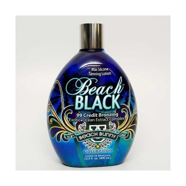 Tan Asz U BEACH BLACK Max Silicone Bronzer Tanning Lotion 13.5 oz.