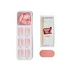 KISS imPRESS No Glue Mani Press-On Nails, Color, Instinct', Light Pink, Short Size, Squoval Shape, Includes 30 Nails, Prep Pad, Instructions Sheet, 1 Manicure Stick, 1 Mini File