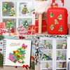 B1ykin Christmas Make a Face Sticker Sheets - Make Your Own Christmas Stickers Games, Winter Christmas Party Game Stickers Art Craft for Girls Boys Kids Birthday Party Favor Supplies (Christmas Tree)