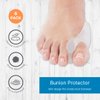 NatraCure Gel Big Toe Bunion Guards & Toe Spreaders - 1315-M RET6PK - (6 Pieces) - (For Pain Relief from Crooked Toes, Pressure, and Hallux Bunions)