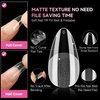 UNA GELLA Almond Nail Tips, 12 Sizes Gel X Nail Tips Almond Shape, 120Pcs Pre-file Soft Gel Nail Tips Clear Acrylic Fake Nails Full Cover Nail Tips for Nail Extension DIY Salon Long Lasting