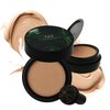 2024 New Mushroom Head Air Cushion CC Cream,Air Cushion beauty Waterproof BB Cream Foundation,Face Makeup Base Full Coverage Long Lasting Matte Concealer CC Cream(Natural)