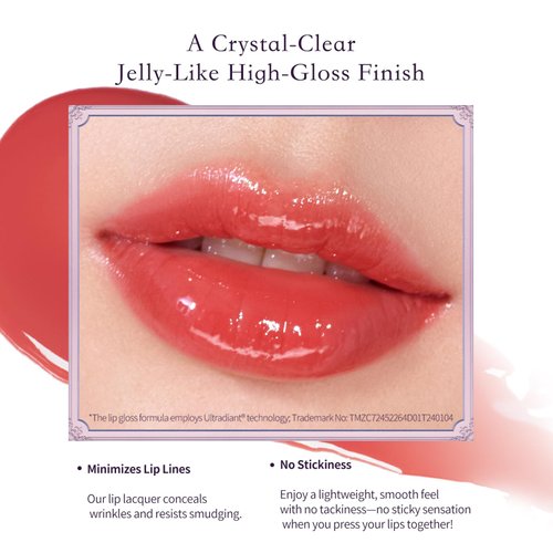 Flower Knows Midsummer Fairytales Lip Gloss-Glowy Moisturizing Coating Lip Lacquer-Hydrating Tinted Lip Oil for Girls&Women-Vegan & Cruelty Free-0.17Fl Oz(G06 Bluebell)