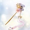 Beaupretty Retro Butterfly Hairpin,Beautiful Classical Headwpiece Vintage Cultural Hair Pin Bead Tassel Hair Sticks Pin for Hair Styling