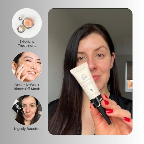 Chemist Confessions AHA/PHA Baby Steps Exfoliation Treatment Face Peel Mask & Booster, Gluconolactone & Lactic acid Formula for Smoother, Brighter complexion, Ideal for Dry and Sensitive Skin,1 Fl oz