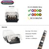 4 Pin RGB LED Strip Connectors 10mm Set, RGB LED Strip Extension Cable Wire, Solderless LED Connectors 10mm for 5050 3528 RGB LED Strip Lights