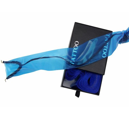 Tattoo Clip Cord Covers,One Box of 100PCS Plastic Blue Tattoo Clip Cord Sleeves,Tattoo Clip Cord Covers for Tattoo machine Wires Supply (Blue)