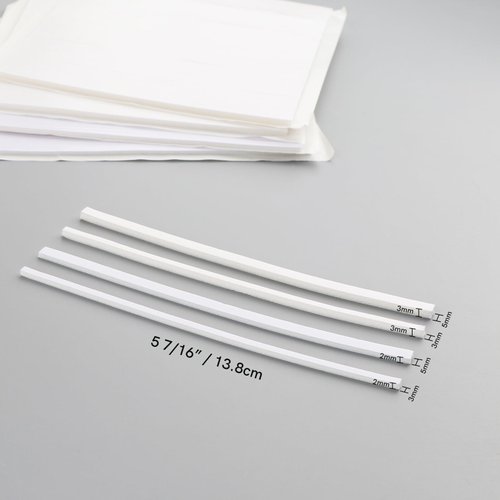 Briartw-3D Double Sided Adhesive Foam Strips-1/5 X 5.4 Inch-3mm Thickness-186 Strips-Permanent Sticky Foam Tape Shaker Strips,can Be Cut, Sliced, and Bent-add Deep On Small Accents, Borders, Frames