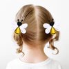 Yellow Hair Clip for Girls Cute Bee Hair Accessories Spring Hair Barrettes for Hair Styling Accessories Handmade Bee Hair Clips 2Pcs