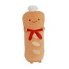 JOSON Toast Bread Plush Pillow, Soft and Interesting Food Plush Sofa Cushion with red Scarf, Suitable for Birthday, Valentine's Day (Long Toast)