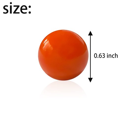 DODHEG 60 Pcs Glass Marbles, Bulk Marbles, for Various Marble Games 0.63 inch, Multicolor.