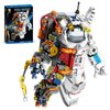 Space Astronaut Toy Collectible Astronaut Toy with Display Stand, Creative Space Exploration Astronaut Building Kit Gifts for Adults Space Astronaut Toy Space Toys （663 Pieces）