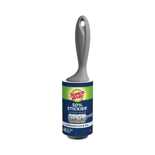 3M 830RS48 Lint Roller, Extra Sticky, 48 Sheets/Roll