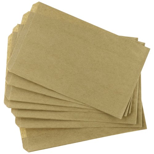 100 pcs 5" X 7" Brown Kraft Paper Bags for Candy, Cookies, Doughnut, Crafts, Party favors, Sandwich, Jewelry, Merchandise, Gift bags