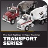 Diecast Masters Western Star 4700 SFFA Concrete Mixer Truck- Metallic Red & Gray | Tandem With Mixer | 1:50 Scale Model Semi Trucks | Diecast Model by Diecast Masters 71033