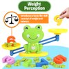 CozyBomB™ Homeschool Kindergarten Frog Scale Cards Balance Board Game - Preschool Math Learning Stem Montessori Toys Educational Gifts for Boy Girl Ages 3 4 5 6 Year Old Birthdays Christmas Holidays