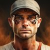 10-Pack Tribal Face Tattoo Temporary Stickers for Halloween, 3.7 x 3.7 Inch Black Tribal Temporary Tattoos for Men, Women and Kids