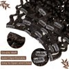 Hetto Curly Clip in Hair Extensions Human Hair #2 Darkest Brown Hair Extensions Clip in Human Hair Full Head Natural Wavy Clip in Extensions 20 Inch 7pcs 105+20g