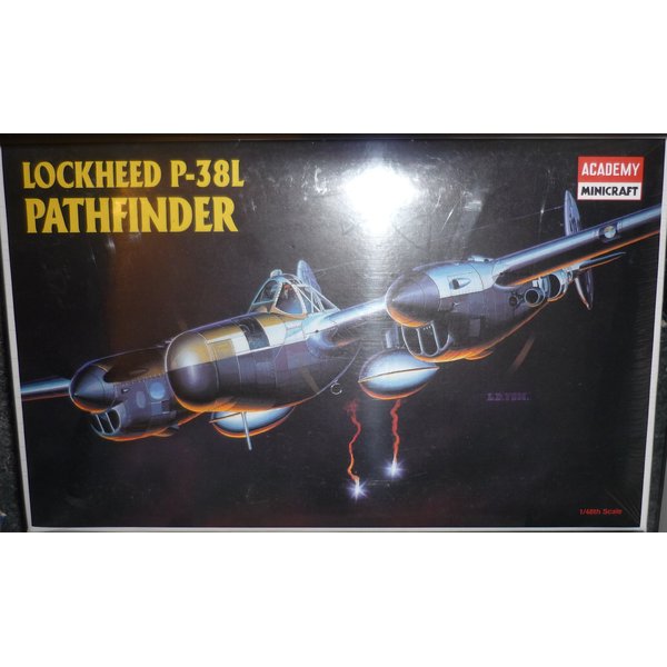 Academy Minicrafts Model Kits #2151 Lockheed P-38L Pathfinder 1/48th Scale Model Kit,Needs Assembly