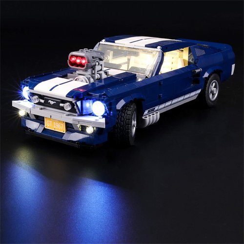 LIGHTAILING Light Set for (Creator Expert Ford Mustang) Building Blocks Model - Led Light kit Compatible with Lego 10265(NOT Included The Model)