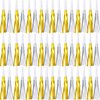 LCPQMZGH Metallic Fringed Noise Makers, 48 Pcs, Gold White, Silver White, for Noise Makers Party Favors, Baby Shower, Kids Birthday, New Year Party