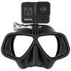 OCTOMASK - Frameless Dive Mask w/Mount for All GoPro Hero Cameras for Scuba Diving, Snorkeling, Freediving (Clear)…