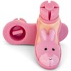 Bunny Slipper Walker Ski Glides for 1" Walker Tubes (Pink)