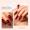 AILLSA Dip Powder Wine Red for Valentine, Red Dip Powder Nail 1 Oz Burgundy Nail Dipping Powder French Nail Art for Starter Manicure Salon DIY at Home, Fall Winter Dip Powder Colors for Girls