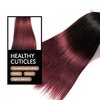 8A Brazilian Virgin Hair 99j Burgundy Straight Hair Weaves Bundle Free Part Red Wine Color 100% Unprocessed Human Hair Weft Weaves (20 INCH)…… B0BWXMLRM9