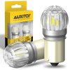 AUXITO 1156 LED Bulb White, 400% Brighter 1:1 Size, 7506 BA15S 1141 P21W 1003 LED Lights for Reverse Backup Light, DRL, Tail Brake Signal Lights, Parking Light, Side Marker Light, Pack of 2