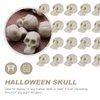 PRETYZOOM 150PCS Mini Plastic Skull Heads Miniature Skulls Halloween Decorations Realistic Skeleton Skulls for Halloween Trick Toy Accessories (0.8"x0.5")