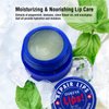 Medicated Lip Balm w/Beeswax, Petrolatum, Peppermint Oi, 100% Natural Ingredients, 24H Long-lasting Hydrating Healing Lip Balms, Lip Moisturizer for Very Dry Lips, Echapped Lips Treatment Severe