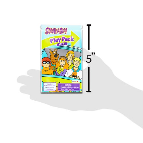 Scooby Doo Birthday Party Favors Set - Bundle with 24 Warner Bros Scooby Doo Play Packs | Mini Coloring Books, Stickers, Door Hanger for Goodie Bags (Scooby Doo Party Supplies)