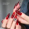 NAILKISS Wine Red Cat Eye Magnetic Gel Polish (A-008)