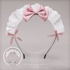 Jinshining Black Women Girls Lolita Headband Lace Bow Hair Band Maid Anime Cosplay Headwear Ribbon Bowknot Cute Hair Band Party Hair Accessories Women's Fashion Headbands Maid's Headband