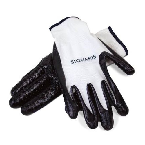 Sigvaris Accessories 592RPRX Latex-Free Unisex Donning Gloves for Practical & Protective Application of Compression Stockings, Socks, Hosiery, 1 Pair (Medium)